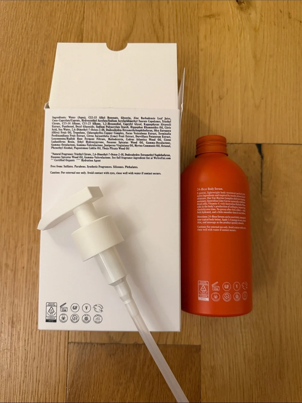 NEW uni. 24-Hour Body Serum - 375 ml